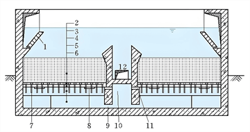 水廠專用濾板安裝_V型濾池濾板安裝圖-青島樂中環保